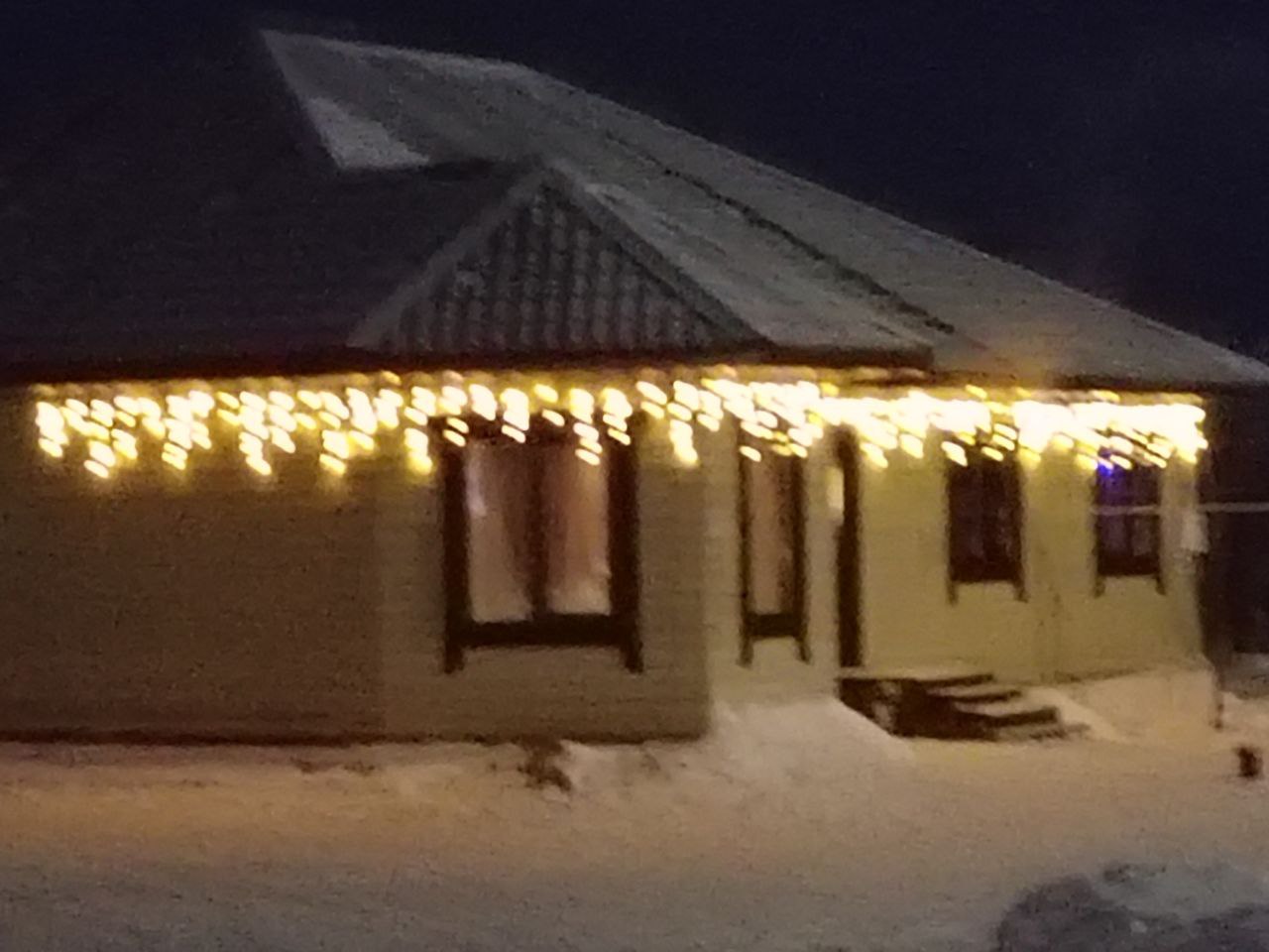 Ночное село Володино.